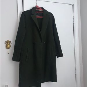 Daphne topcoat in Italian boiled wool